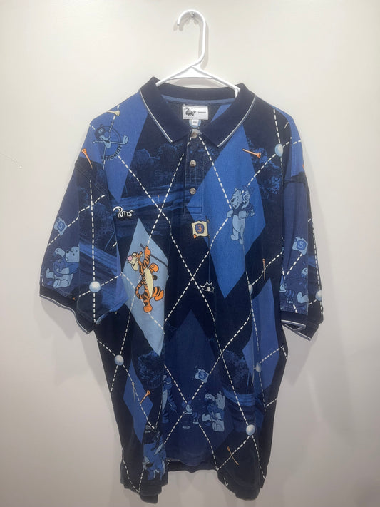 XXL vintage golf polo "100 acre drive"