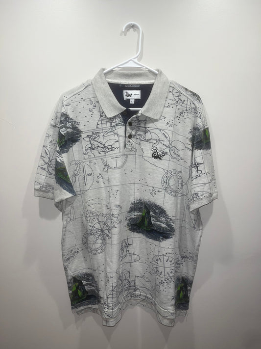 Large vintage polo "Globetrotter"