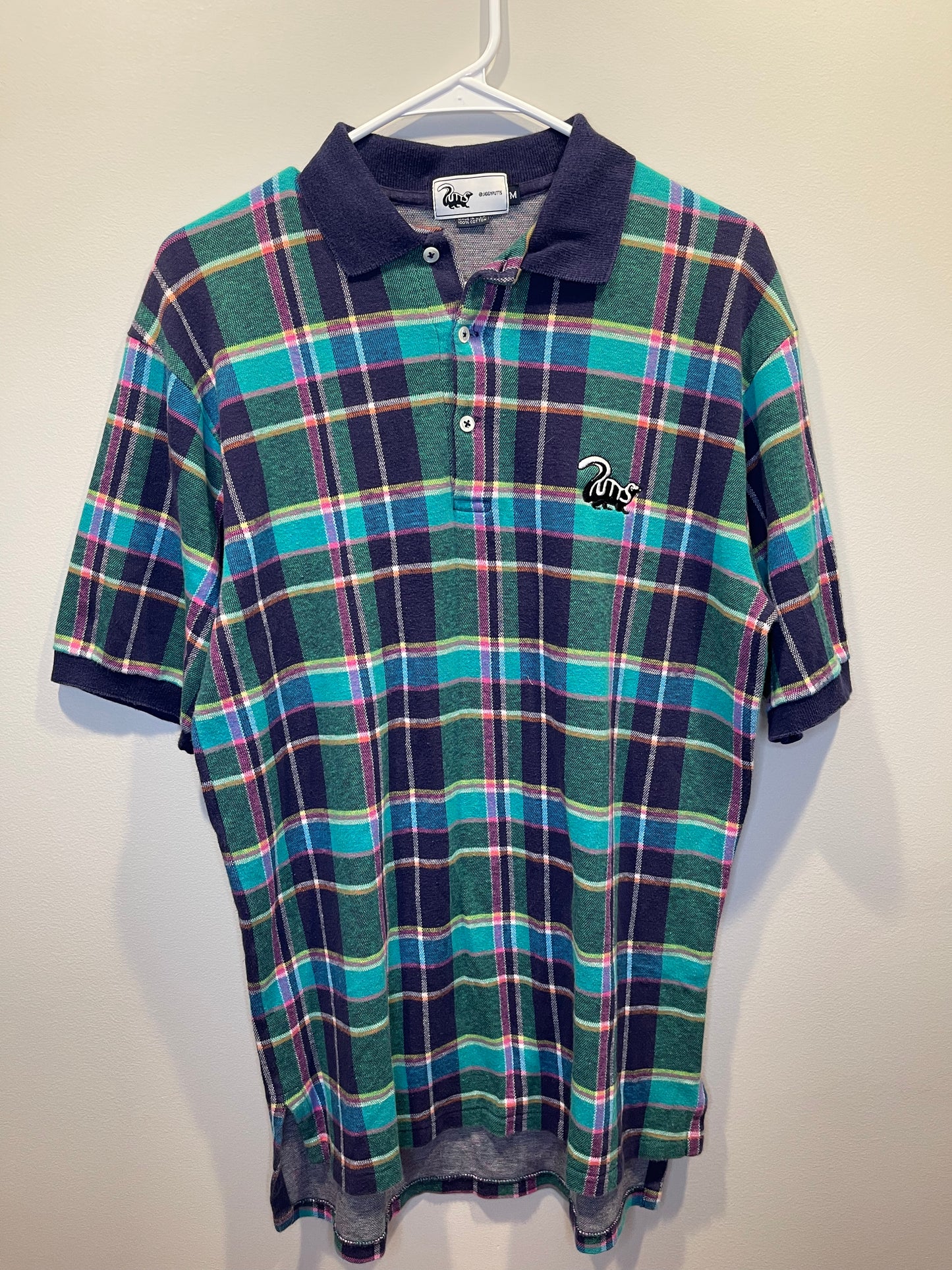 Medium Vintage Golf Polo "Spring Swing"