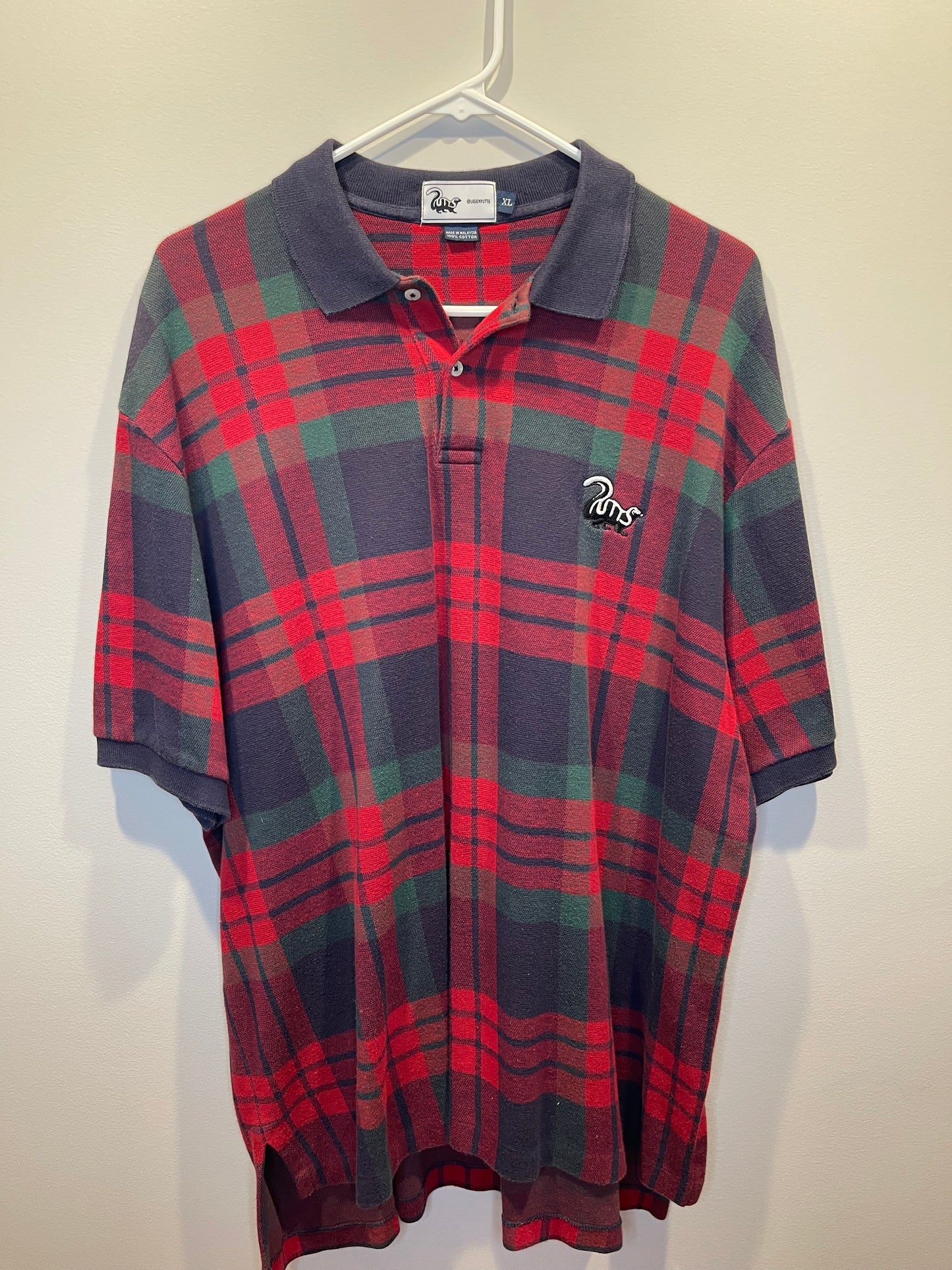 XL Vintage Polo "Too Hotty Scotty"