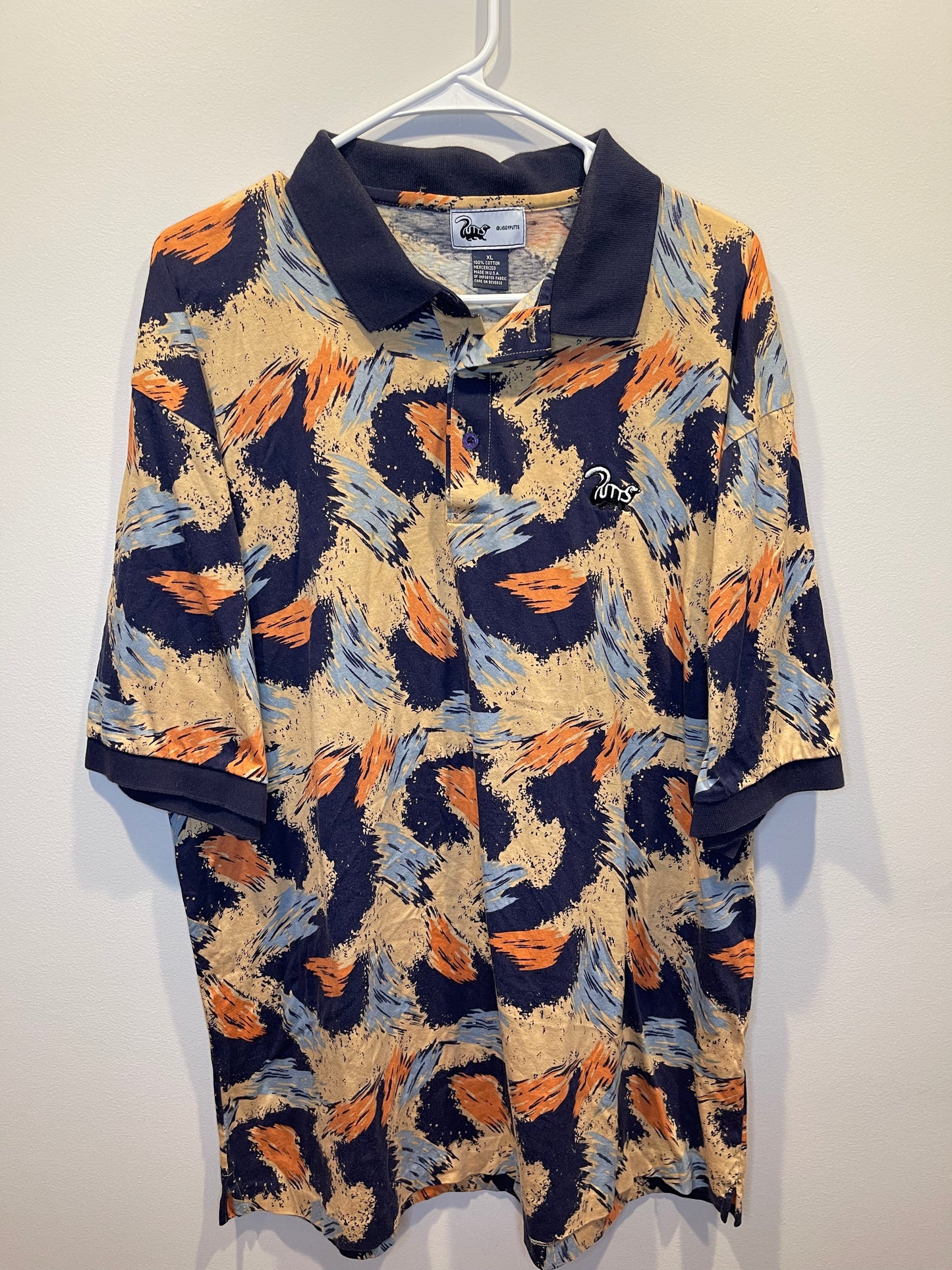 XL Vintage Polo "Fairway Picasso"