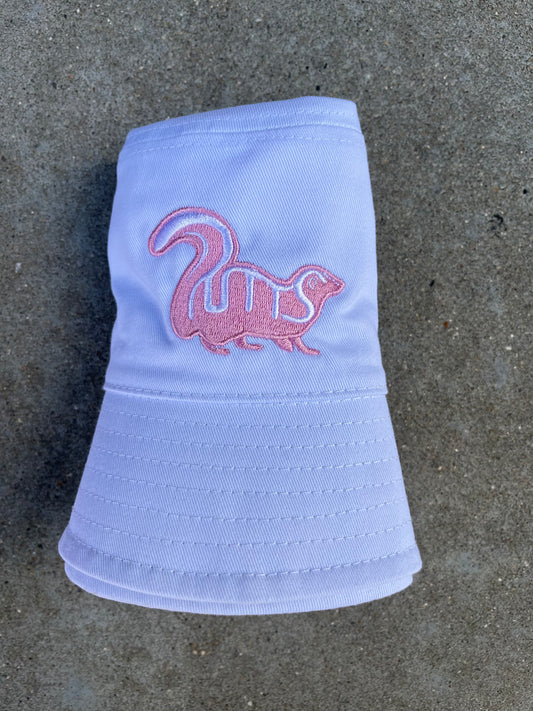 White / Pink Skunk Bucket