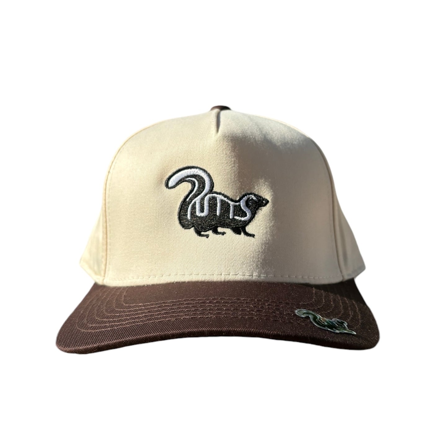 Cream/Brown Snapback